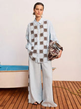 Alémais Pale Blue Grace Linen Shirt