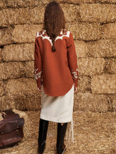 Alémais Rust Duke Embroidered Shirt