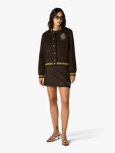 Casablanca Brown Celestial Pyramid Wool Varsity Jacket