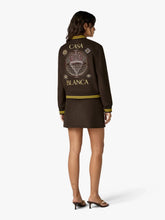 Casablanca Brown Celestial Pyramid Wool Varsity Jacket
