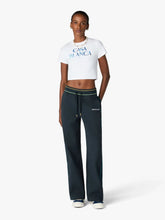 Casablanca Navy Punto Low-Rise Cotton Joggers