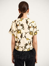 La DoubleJ Buttercup White La Scala Feather-Trim T-Shirt