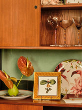 La DoubleJ Leafflyer Saffron Porcelain Tray