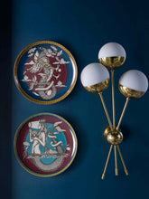 La DoubleJ The Dragon Midnight Blue Decorative Plate
