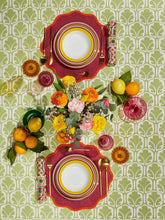 La DoubleJ Set of 2 Yellow Rainbow Dinner Plates