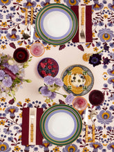 La DoubleJ Rainbow Viola Dinner Plates