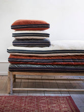 Madam Stoltz Grey and Black Cotton Velvet Mattress
