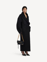 Balenciaga Black Le City Lambskin Clutch with Chain