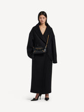 Balenciaga Black Le City Lambskin Clutch with Chain