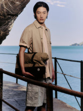 Stone Island Beige Ghost Brushed Nylon Short Sleeve Shirt