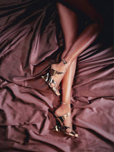 Paris Texas Gold Laila Gold Wedge Sandals
