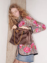 Valentino Garavani Ebony Panthea Medium Shoulder Bag