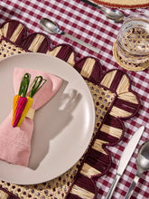Coro Cora Burgundy Mercado Placemat