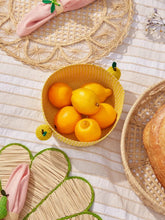 Coro Cora Toquilla Palm Bowl with Lemons