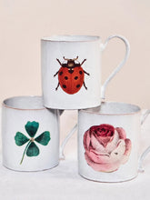 Astier de Villatte Rose and Insect Mug