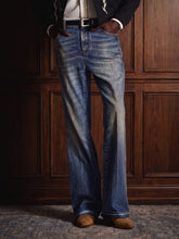 Amiri Canyon Sky MA Fit Flared Jeans
