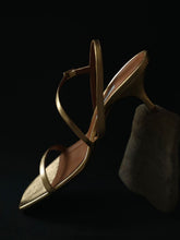 Emme Parsons Washed Gold Hugo Nappa Sandals
