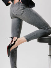 Christian Louboutin Black Hot Chick Sling 70 Patent Leather Pumps