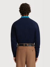 Marni Deep Blue Layered Cashmere Jumper