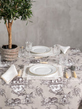 Borgo Delle Tovaglie Erica Linen Placemat in Ivory and Mastice