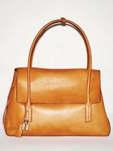 Tom Ford Caramel Natural Leather Eclipse Large Shoulder Bag