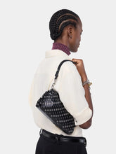 Rabanne Black Paco Small Leather Baguette Bag