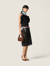 Miu Miu Oak Brown Wander Woven Leather Bag