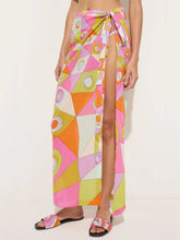 Pucci Occhi Print Cotton Sarong Skirt
