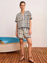 Alémais Blue Dolly Crochet Cotton Shirt