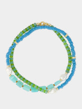 Lizzie Fortunato Cabana Necklace in Lime Berry