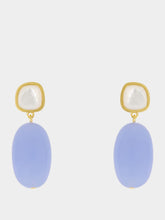 Lizzie Fortunato Big Sur Blue Drop Earrings