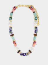 Lizzie Fortunato Azul Souvenir Beaded Necklace