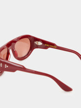 Port Tanger Zia Carmesi Acetate Aviator Sunglasses