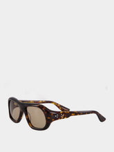 Port Tanger Tortoiseshell Aviator Gray Acetate Sunglasses