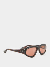 Port Tanger Irfan Oversized Black Aviator Sunglasses