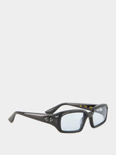 Port Tanger Mektoub Black Rectangular Sunglasses