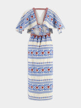 Johanna Ortiz Silver Tears Midi Dress