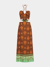 Johanna Ortiz Printed Top And Skirt Set