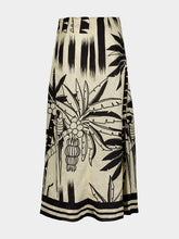 Johanna Ortiz Dusty Trail Palm Print Skirt