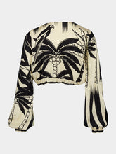 Johanna Ortiz Desert Palms Reversible Crop Top
