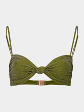 Johanna Ortiz Heliconia Green Bikini Top