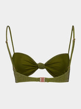 Johanna Ortiz Heliconia Green Bikini Top