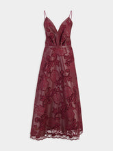 Johanna Ortiz Wine Melancholic Bliss Dress