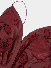 Johanna Ortiz Wine Melancholic Bliss Dress