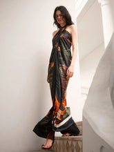 Johanna Ortiz Navy Enigma De Seda Halter Top