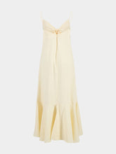 Johanna Ortiz Ecru Zambra Asymmetrical Linen Top