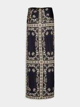 Johanna Ortiz Black Dream Tiles Skirt