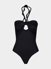 Johanna Ortiz Black Open Ocean One-Piece Swimsuit