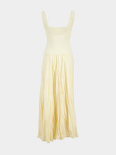 Johanna Ortiz Ecru Mariner Rib Linen Maxi Dress
