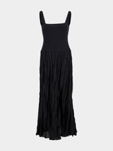 Johanna Ortiz Black Maxi Mariner Dress